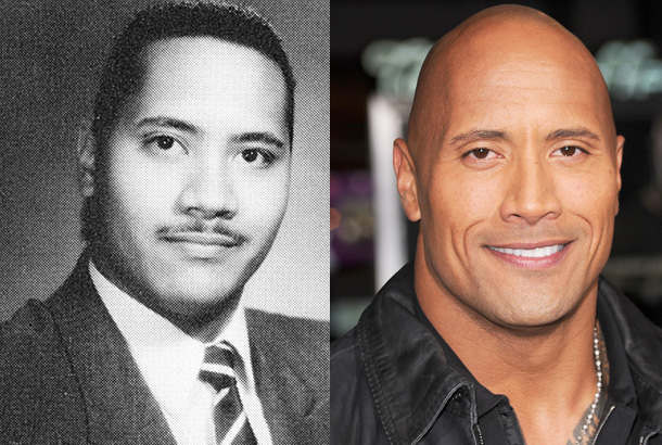 Image result for the rock then and now celebs