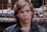 a young Brad Pitt in his first speaking role on Dallas
