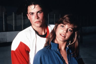 Cynthia Gibb and Robb Lowe in Youngblood