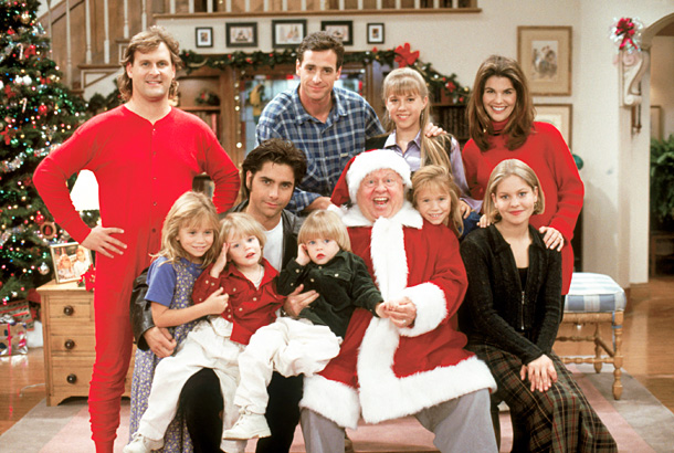 Christmas on the set, Full House, 1994