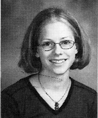 avril lavigne singer young high school yearbook photo