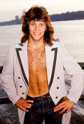 Jon Bon Jovi mullet photo 1982