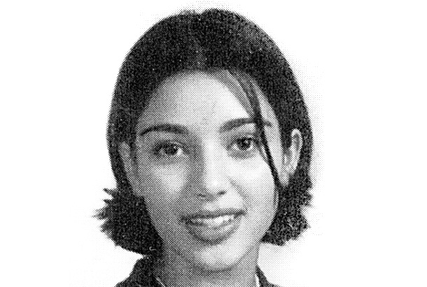 Kim Kardashian, Freshman Year, Marymount High School, Los Angeles, CA (1995) young yearbook photo