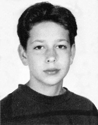Zachary Levi young yearbook high school photo