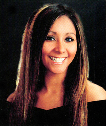 Snooki Jersey Shore high school yearbook photo portrait young marlboro high school 2006 before famous