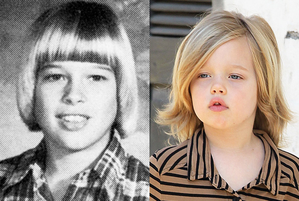 Brad Pitt kid photo 1978 Shiloh Jolie-Pitt kid photo