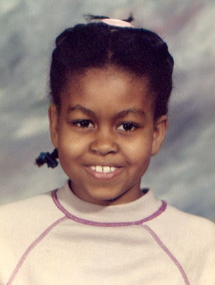 young student michelle obama kid photo brywn mawr elementary school