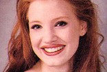 jessica chastain yearbook high school young 1995 photo