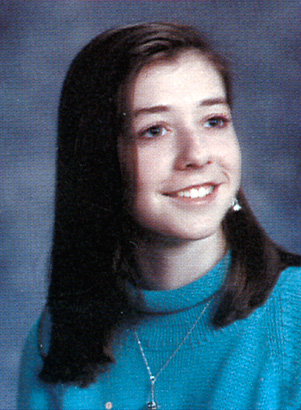 alyson hannigan young high school senior yearbook 1992 photo