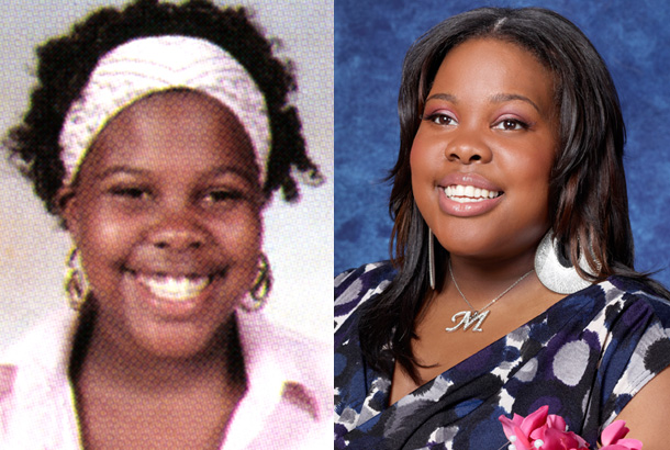 amber riley young high school yearbook photo 2002 glee 2011 tv photo
