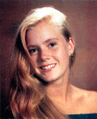 amy adams young high school yearbook 1992 photo