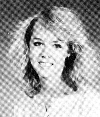 jennie garth young high school yearbook sophomore 1988 photo