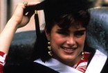 brooke shields college graduation princeton young 1987 photo