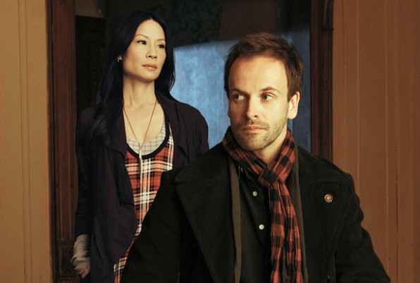 lucy liu johnny lee miller elementary 2012 photo