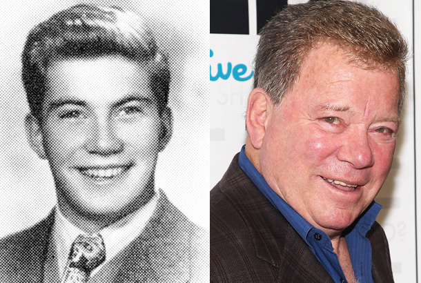 william shatner young high school 1948 yearbook photo red carpet 2012