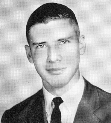Harrison Ford, Senior Year at East Maine High School, Park Ridge, Illinois (1960)