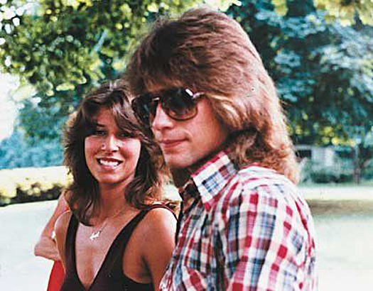 Jon Bon Jovi and wife Dorothea in the 1980s