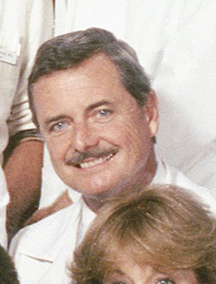 William Daniels as Dr. Mark Craig on St. Elsewhere in 1983